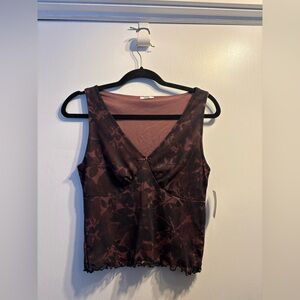 Ardene - Dark Floral Sleeveless top